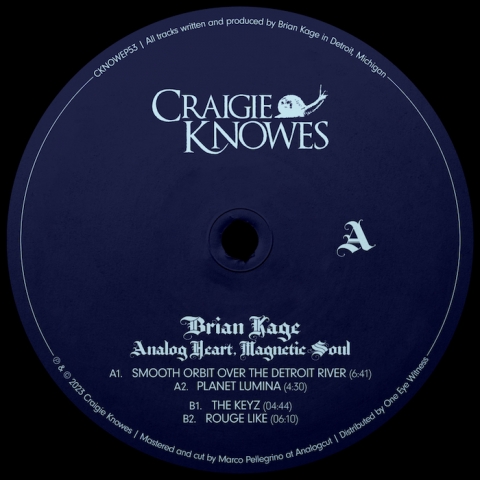 ( CKNOWEP 53 ) BRIAN KAGE - Analog Heat, Magnetic Soul EP ( 12" ) Craigie Knowes